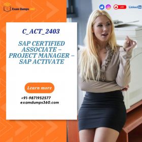 Pass Your C_ACT_2403 Exam with Real SAP Activate Exam Dumps – 100% Success Guaranteed!